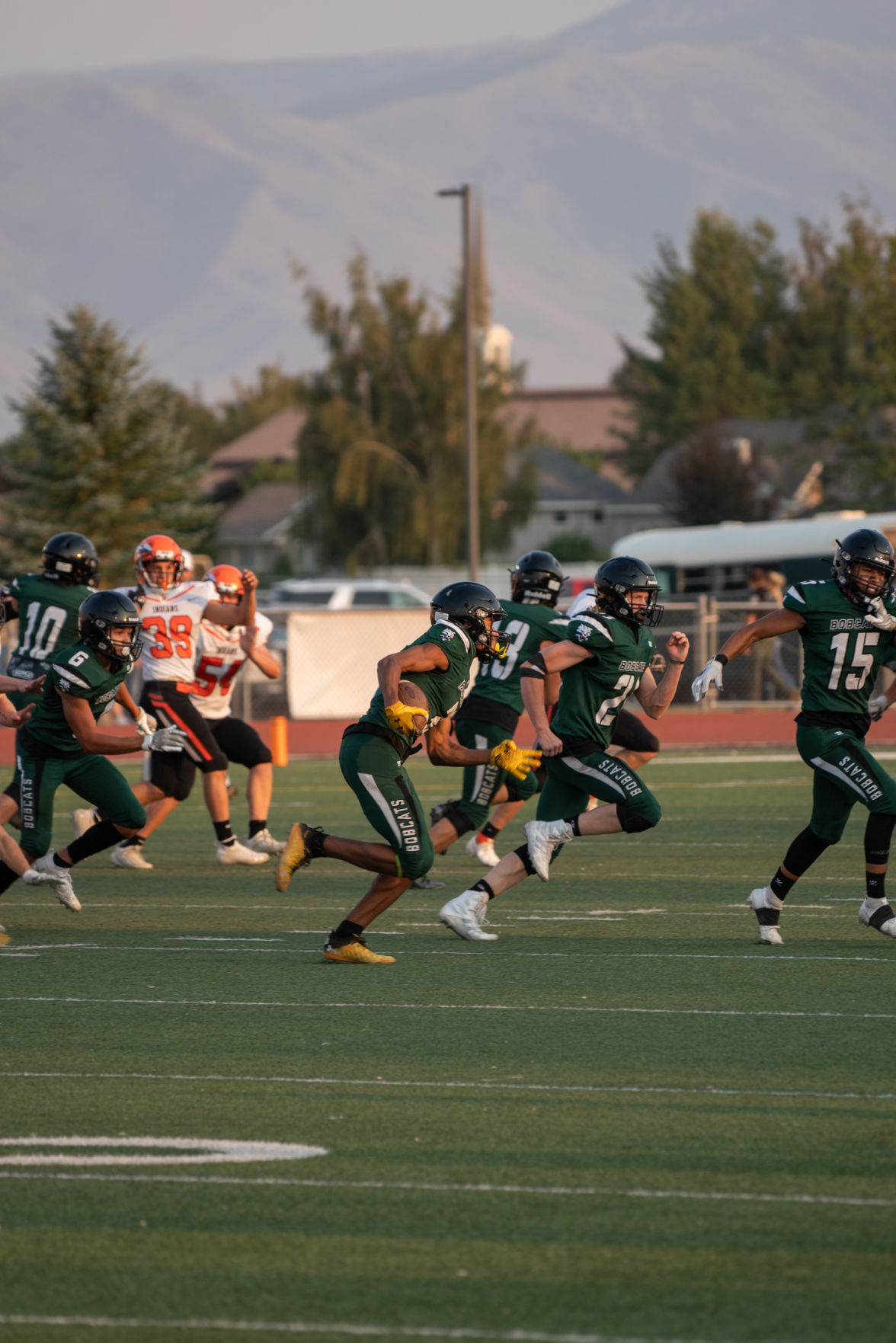 Burley and Buhl Football Game